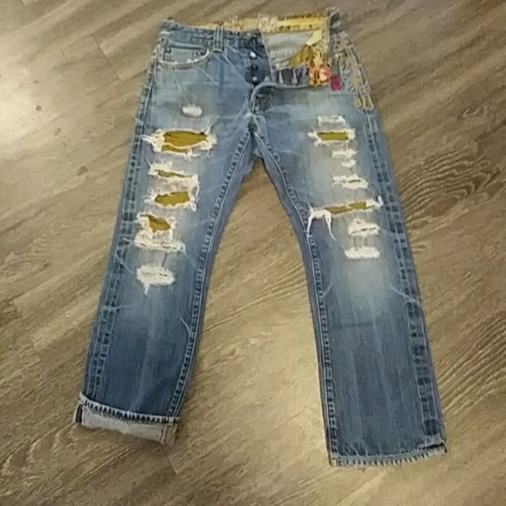 Size 10 Vintage China Jeans with Selvadge
